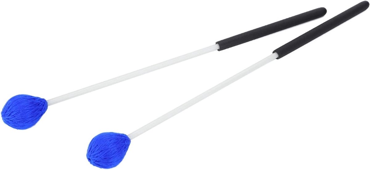 Hoogwaardige Garenmarimba-hamers met Glasvezelhandvatten - Ideaal Percussieaccessoire voor Beginners, Comfortabel Spelen en Geschikt voor Alle Basinstrumenten