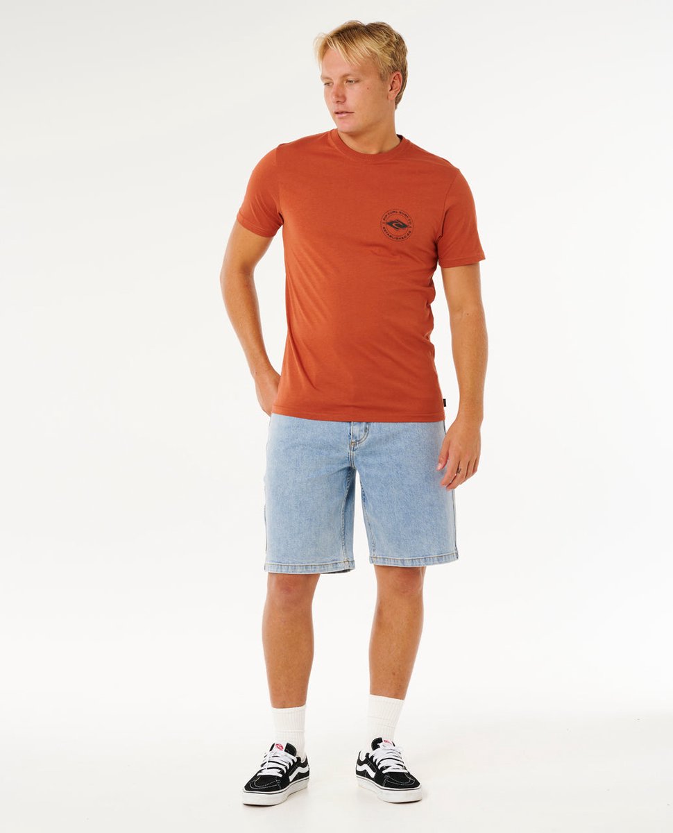 Rip Curl Staple TEE - Baked Clay