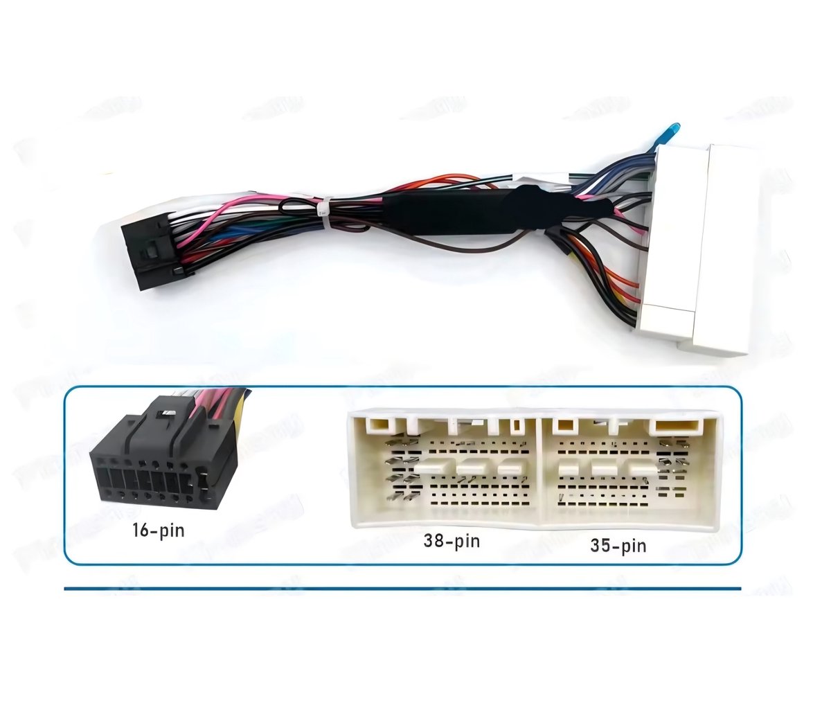 Iso kabelset voor Carplay en Android autoradio | Geschikt voor o.a. Kia Picanto, C'eed, Rio, Sorento, Hyundai I10, I20, I30, I40 IX20 IX30, Tucson, Ix35 | kabel adaptor stekker connector aansluiting adapter verloopstekker
