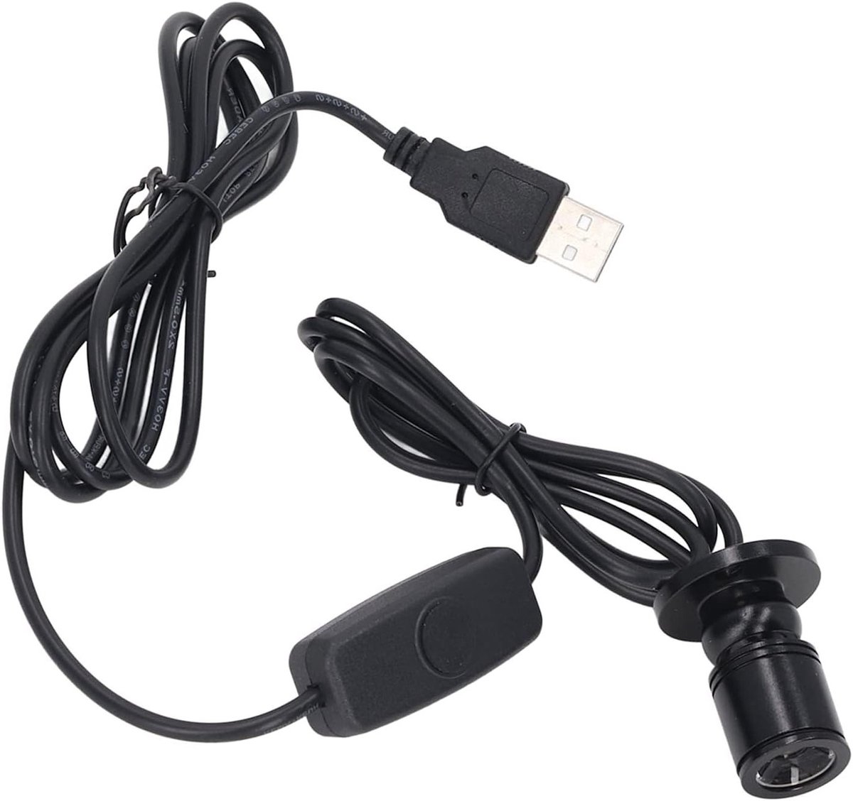 Compacte Dimbare Mini LED Spotlights met 2 Meter Kabel voor Displaykasten en DIY Projecten - Warm Wit Licht 3000K, Aluminium Design, Energiezuinig
