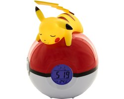 Teknofun Pokémon Pikachu - FM wekkerradio met LED nachtlamp