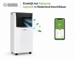 Mobiel Airco 10.000 BTU – WiFi – Compact & Krachtig – Ideaal voor Woonkamer Slaapkamer – Olimpia Splendid Compact 10 Koele slaapkamer Koele woonkamer