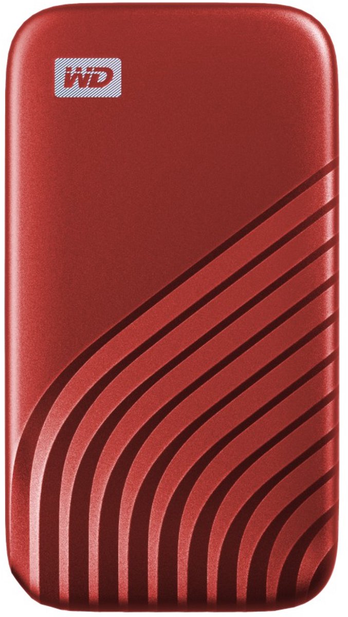 Western Digital My Passport SSD - Externe SSD - 1 TB Rood