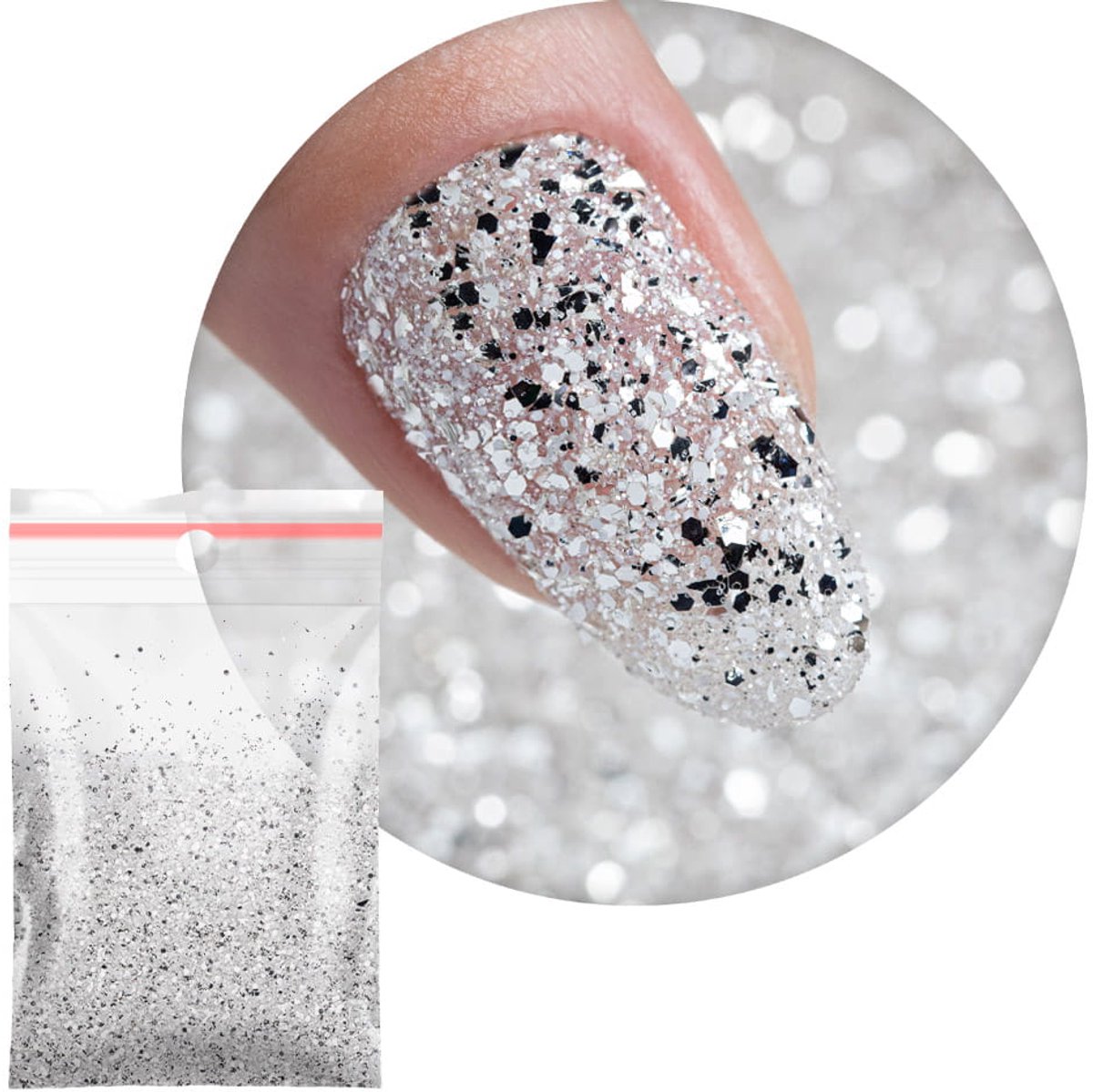 GNB-LAB Pop-Up! - Nagel Decoratie - Meerkleurige Pieken - Confetti - Princess Nails Nr 1