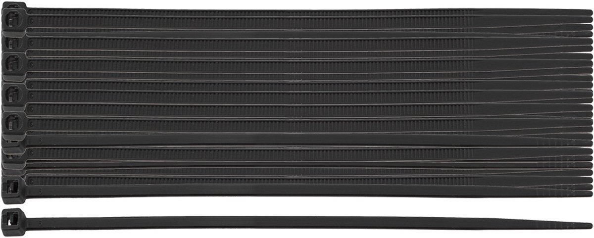 NEO TOOLS Extreme Serie - Zwarte Kabelbinders - 2.5x80 mm - 100 stuks