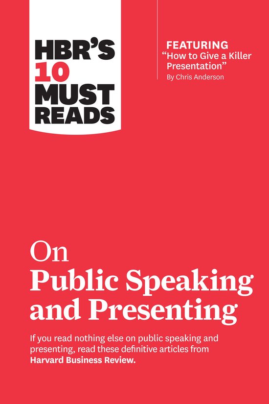 HBRs 10 Must Reads On Public Speaking - cover