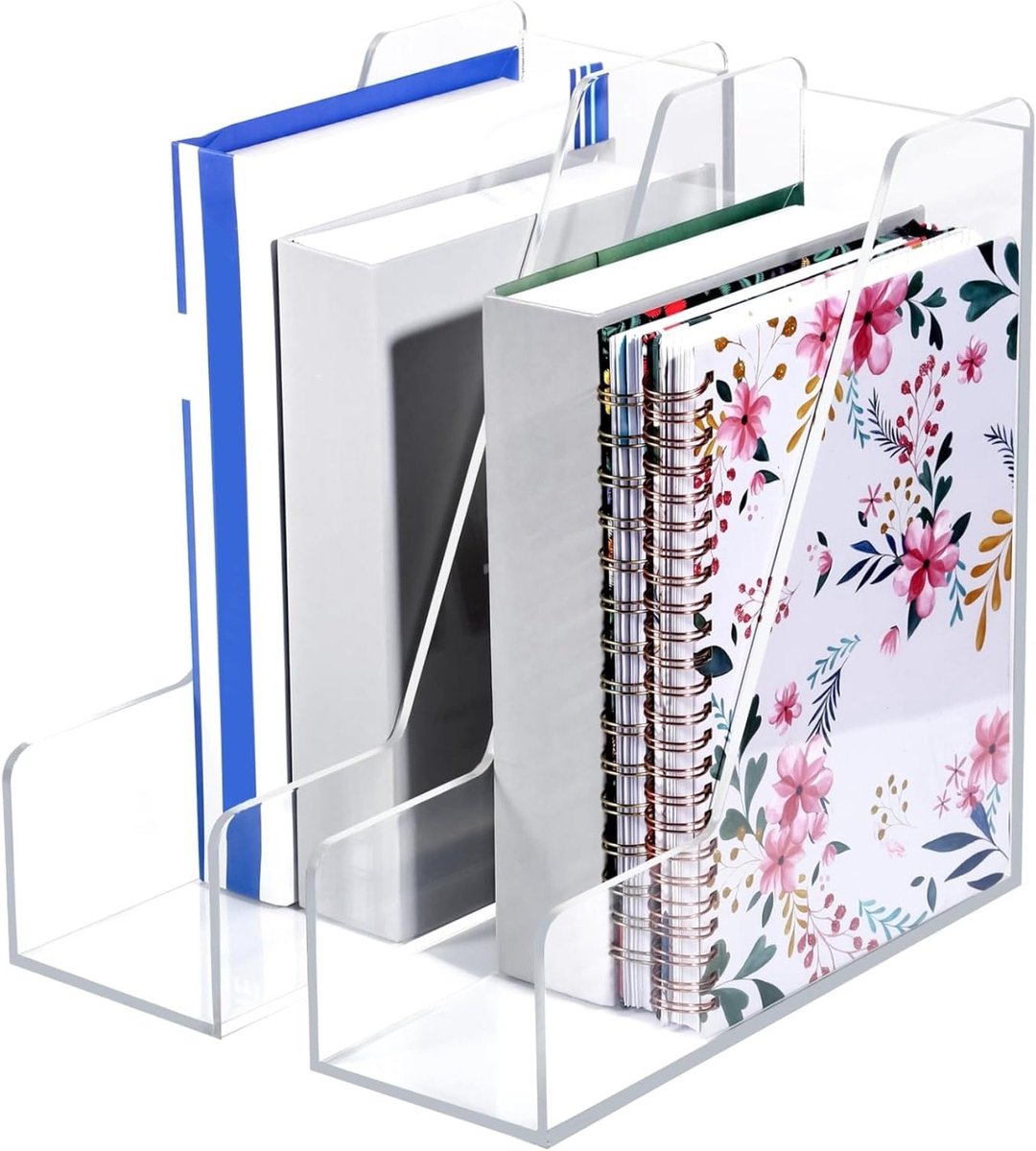Stijlvolle tijdschrift houder voor een opgeruimd interieur, perfect voor woonkamer en kantoor