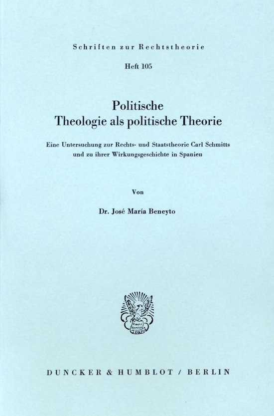 Politische Theologie Als Politische Theorie - cover