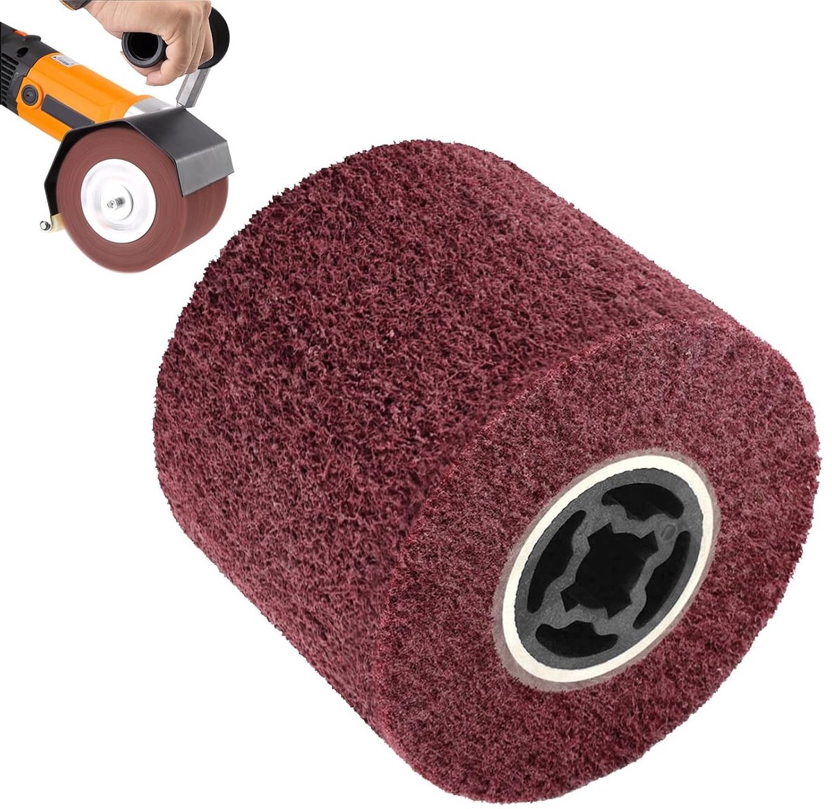 120 grit schuurborstel voor schuren en polijsten - Schuurrol en slijtageaccessoires voor een gladde afwerking