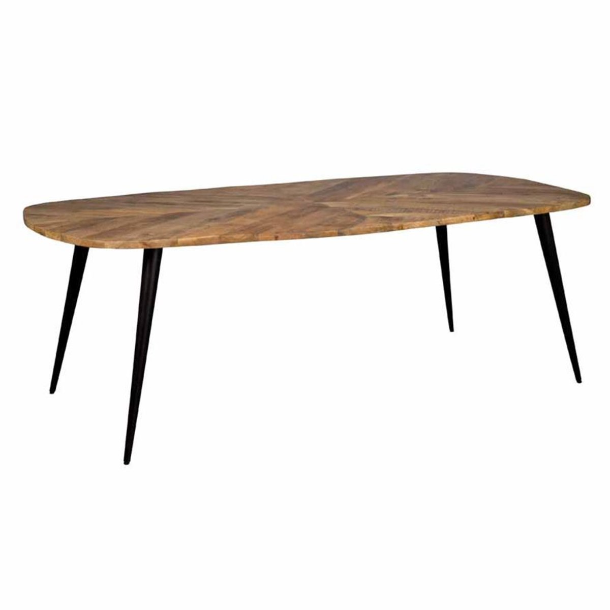Tower Living Eettafel Giovanni - Rechthoek Naturel Hout - 200x110x78cm