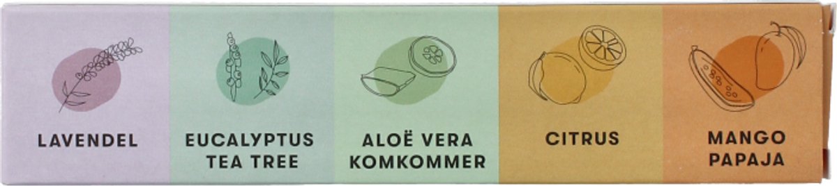 Shampoo Bars proefpakket | SLS- & SLES-vrij | Dierproefvrij | Plasticvrij | Crueltyfree | Ideaal voor droog haar | Zeer geschikt voor een droge hoofdhuid | 100% biologisch afbreekbare verpakking