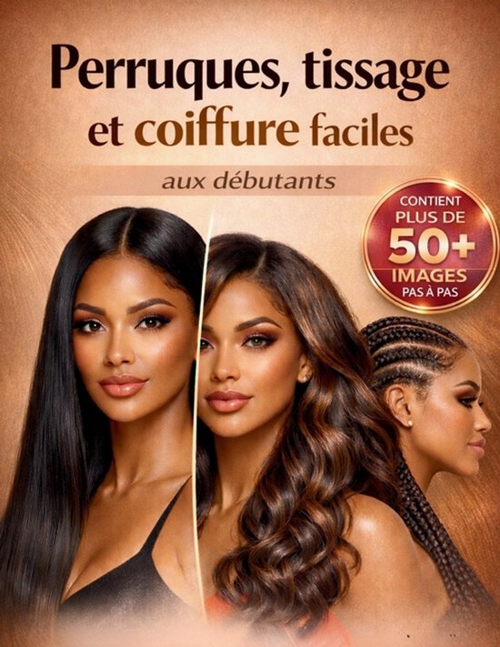 Perruques, tissage et coiffure faciles aux débutants - cover