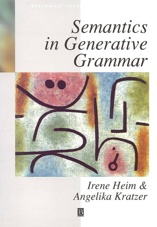 Semantics In Generative Grammar - cover
