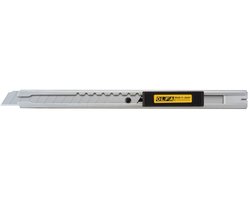 OLFA SVR-2 Cutter 9mm | RVS Precisie Afbreekmes met Auto-Lock | Professioneel Snijmes voor Folie, Karton & Verpakkingen