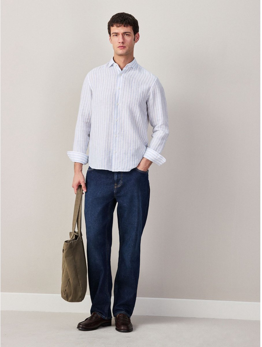 Next - Heren - Jeans met rechte pasvorm - Blauw
