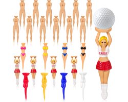 24Pcs Grappige Golf Tees - Bikini - Dames - 76mm - 3 inch Plastic - Pin Up Golf Tees - Golf Training Accessoires - Uncle Gift - Bachelor Party