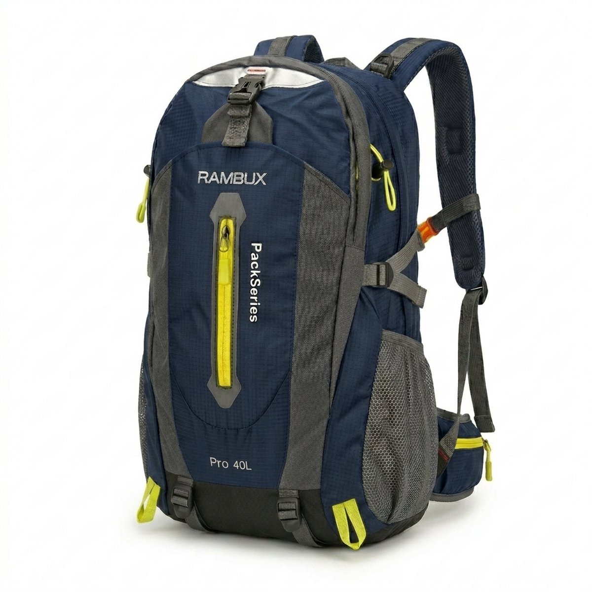 RAMBUX® 40L Rugzak Compact - Lichtgewicht Wandelrugzak - Compacte Dagrugzak - Reistas voor Dames en Tieners - Marineblauw