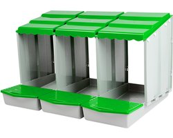 MyHens kippen legnest/rolnest 3-voudig LxHxB 51,5 x 46,5 x 84,5 cm