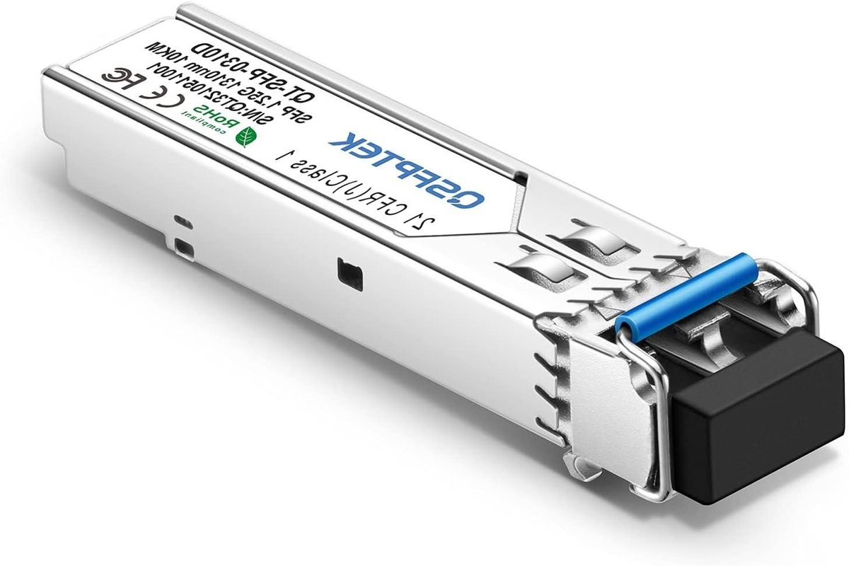 Gigabit SFP Module - Netwerk Transceiver Mini-GBIC - Netwerk Verbindingen Maken - 10km Single-Mode Bereik - 10 km - Zilver