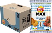 Lay's Max Ribbel Chips Fifa Argentina Steak 10 x 185 gram