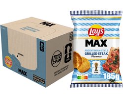 Lay's Max Ribbel Chips Fifa Argentina Steak 10 x 185 gram