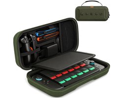 Sounix Case Geschikt voor Nintendo Switch 2 - Ingebouwde standaard - Hoesje Geschikt voor Switch 2 - Beschermhoes - Opbergtas - Groente