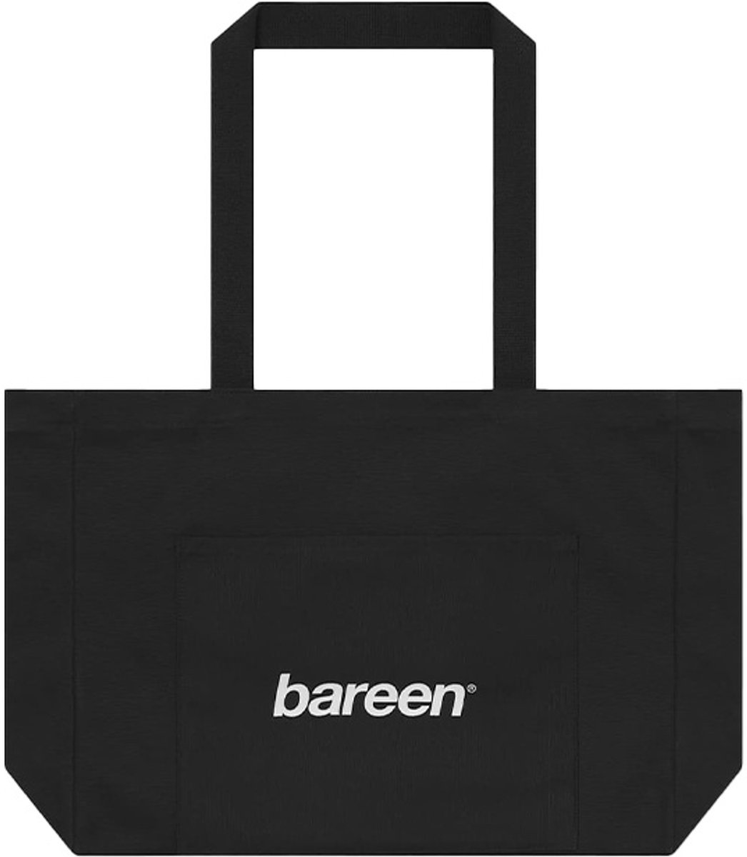 Bareen Panelled Canvas Bag Black