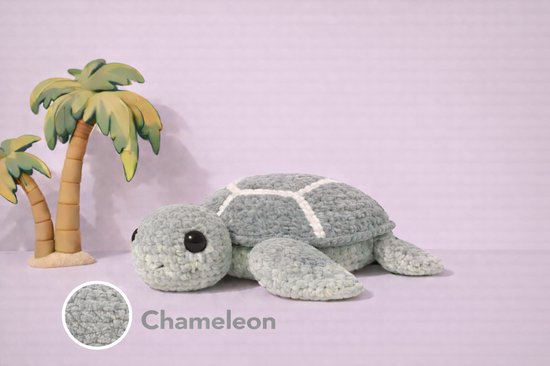 Zazu Zeeschildpad haakpakket - 442 Chameleon - compleet pakket - big darling monochrome - Scheepjes