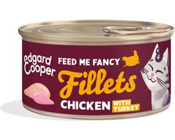 Edgard & Cooper Kattenvoer Fillets Kip & Kalkoen 70 gr