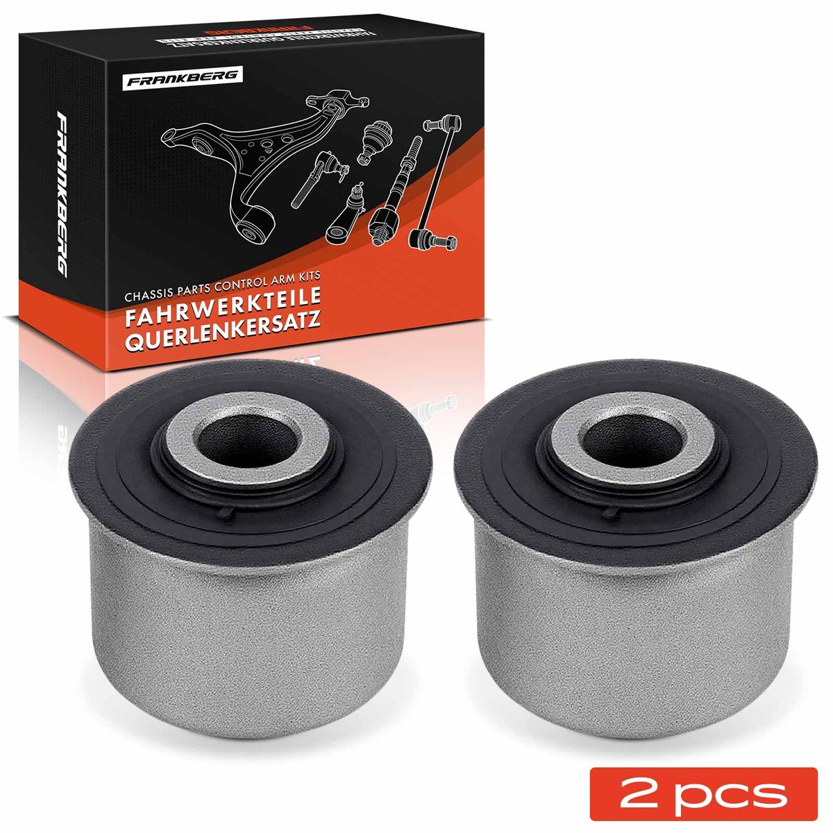 Frankberg 2x draagarmrubber vooras links rechts voor Citroën