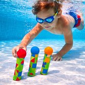 Eddy Toys Duik en Gooi Speelgoed - Duikspeelgoed Zwembad Kinderen - Water Speelgoed - 1 stuk