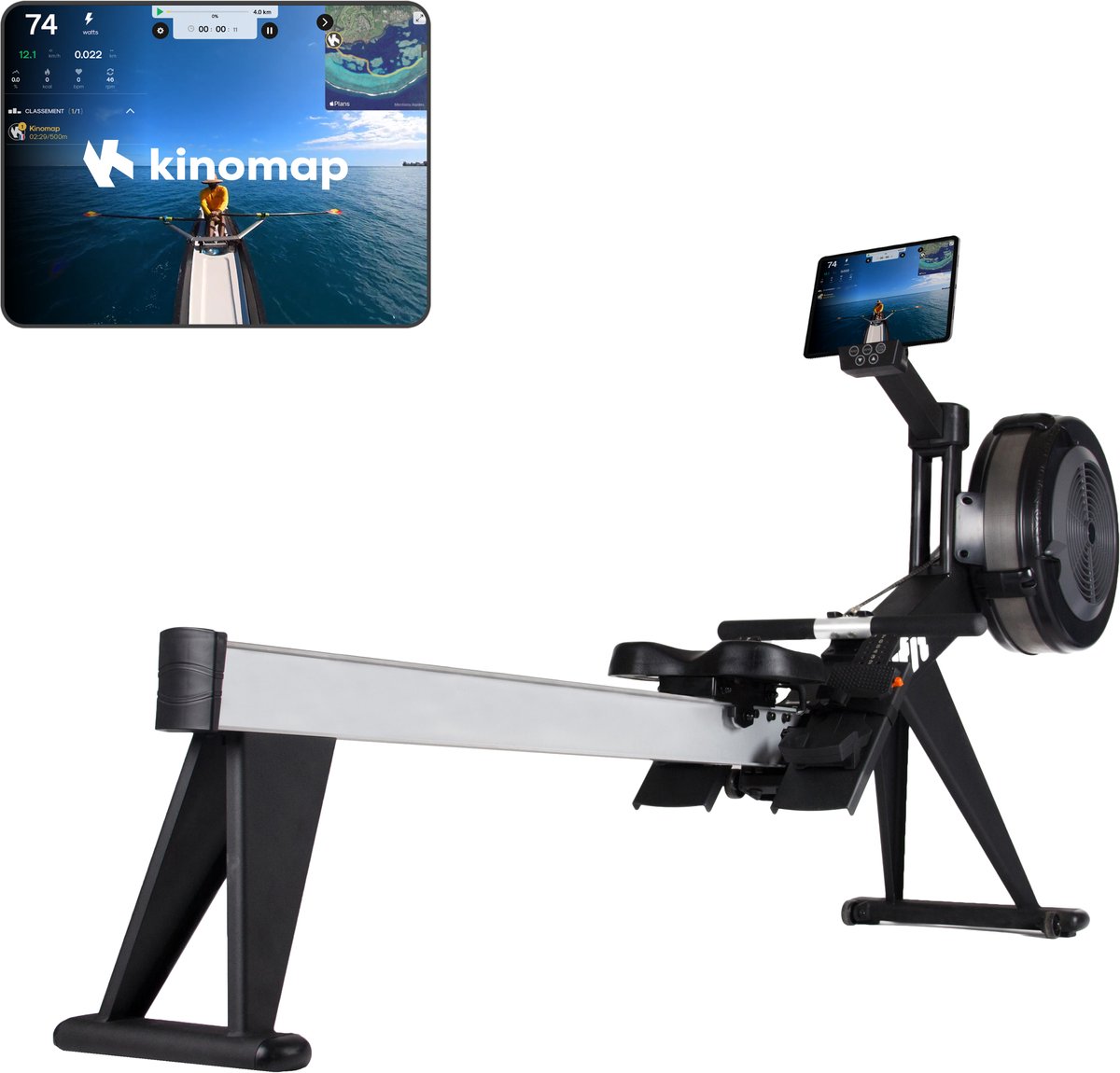 VirtuFit Roeitrainer Ultimate Pro 2 Ergometer Zwart