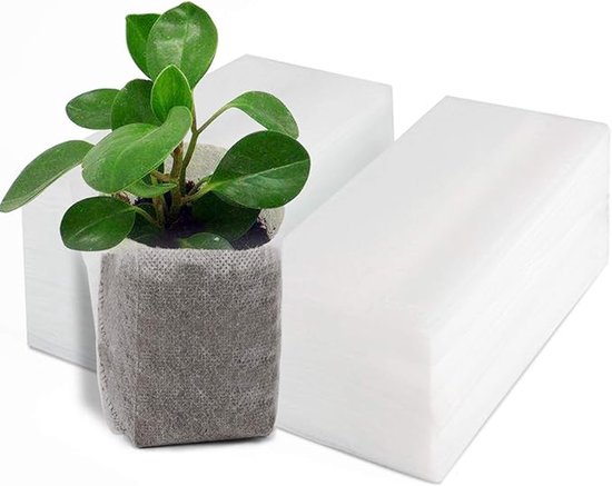 Muciakie 1-10 Gallon Bruin Ronde Niet-geweven Groe