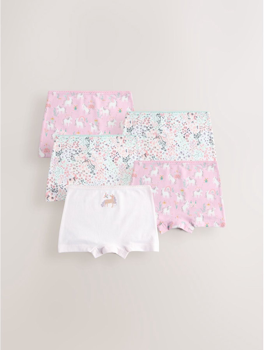 Next - Meisjes - Set van 5 korte slips - Roze