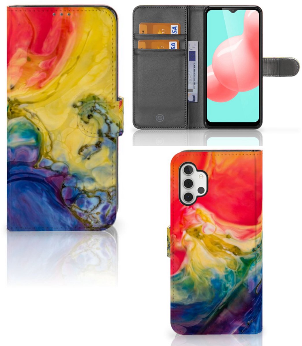 Hoesje Samsung Galaxy A32 5G Watercolor Dark