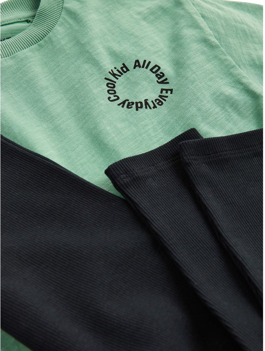 Next T-shirt van 100% katoen met korte mouwen en legging