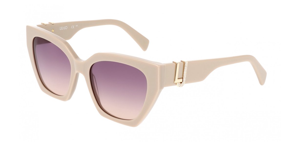 Liu Jo LJ814SR BEIGE/BROWN SHADED 55/18/140 Damenbrillen Zonnebrillen