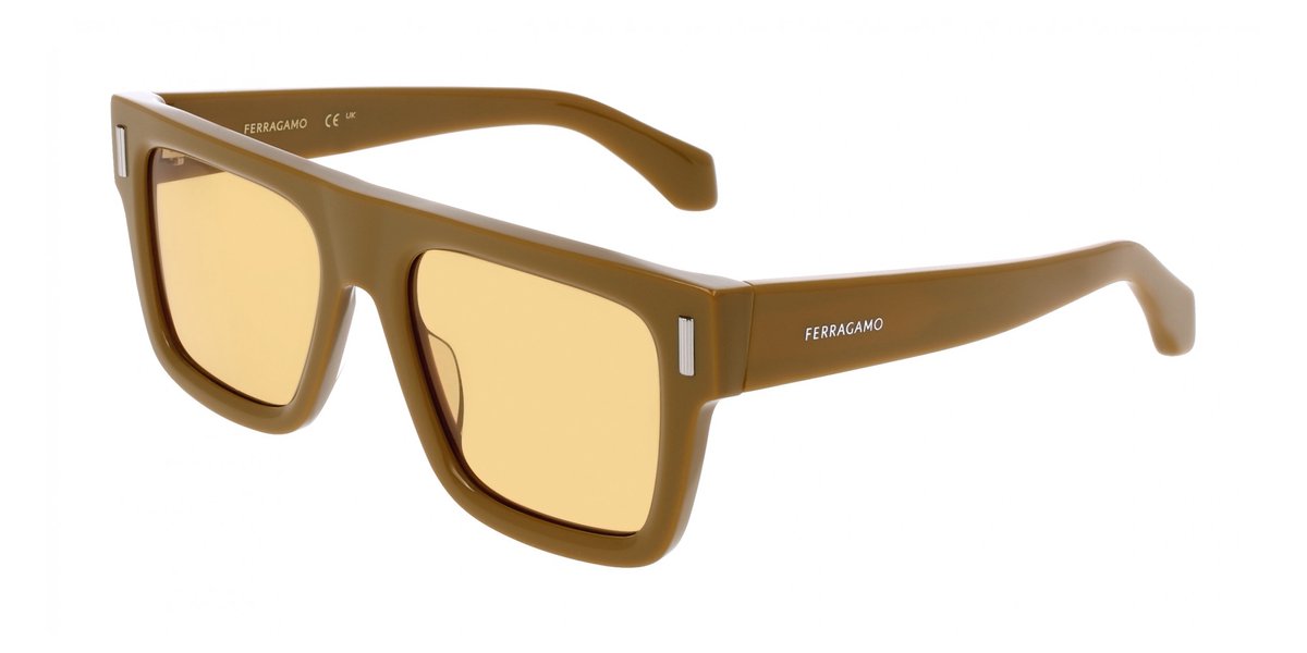 Ferragamo SF2063SE Khaki 53/19/145 MAN Zonnebrillen