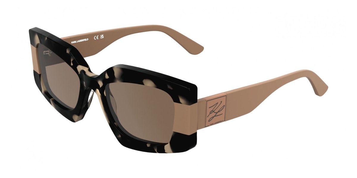 Karl Lagerfeld KL6206S Black tortoise/nude 54/18/140 WOMAN Zonnebrillen