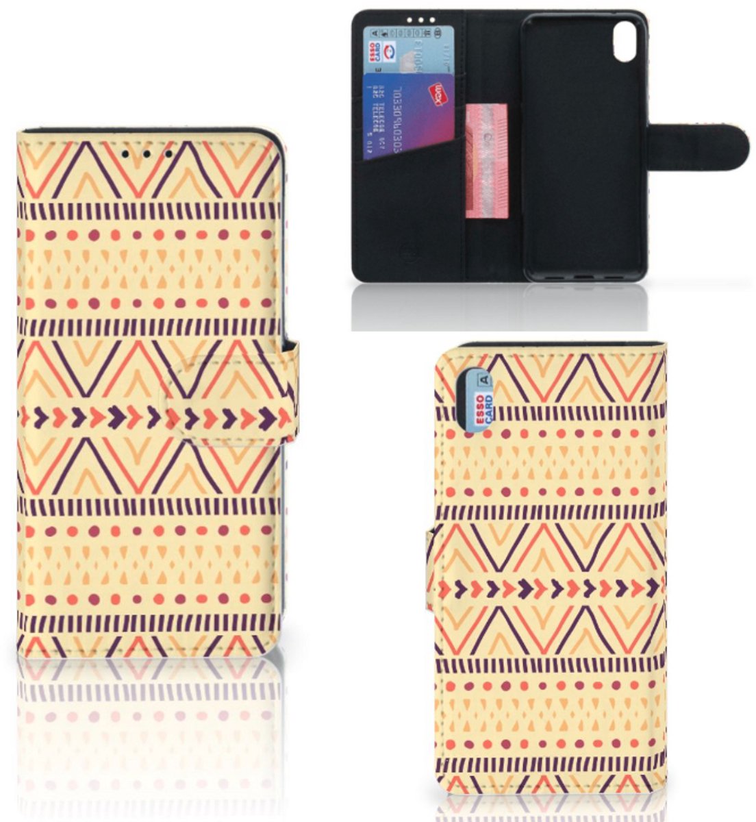 Xiaomi Redmi 7A Telefoon Hoesje Aztec Yellow