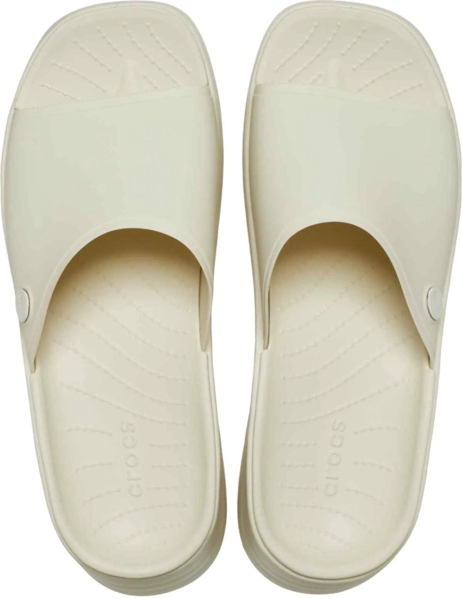 Crocs Skyline Serie - Dames Platform Klapki - Bone - Maat 39-40