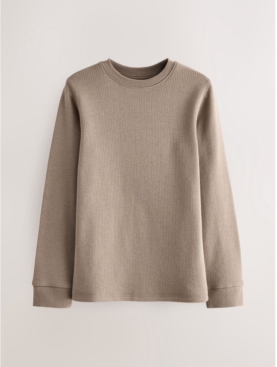 Next - Jongens - 2 -pack thermische tops met lange mouwen - Naturel — afbeelding 5