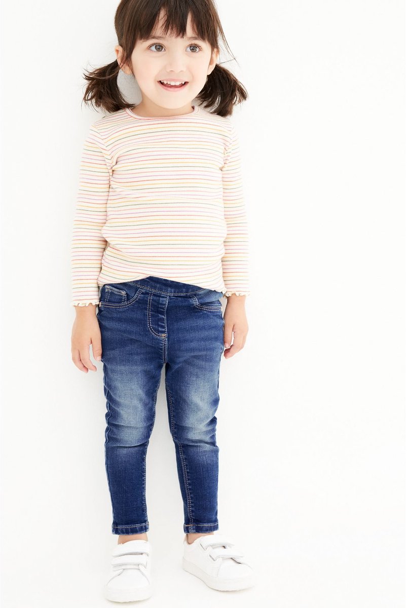 Next - Meisjes - Jegging met elastische taille - Blauw