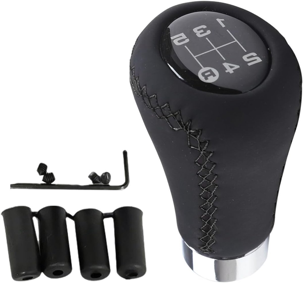 Handmatige Versnellingspook Knop voor Universele 5 Versnellingsbak, Aluminium Schakelknop voor Auto, Aanpassing Versnellingspook Accessoires
