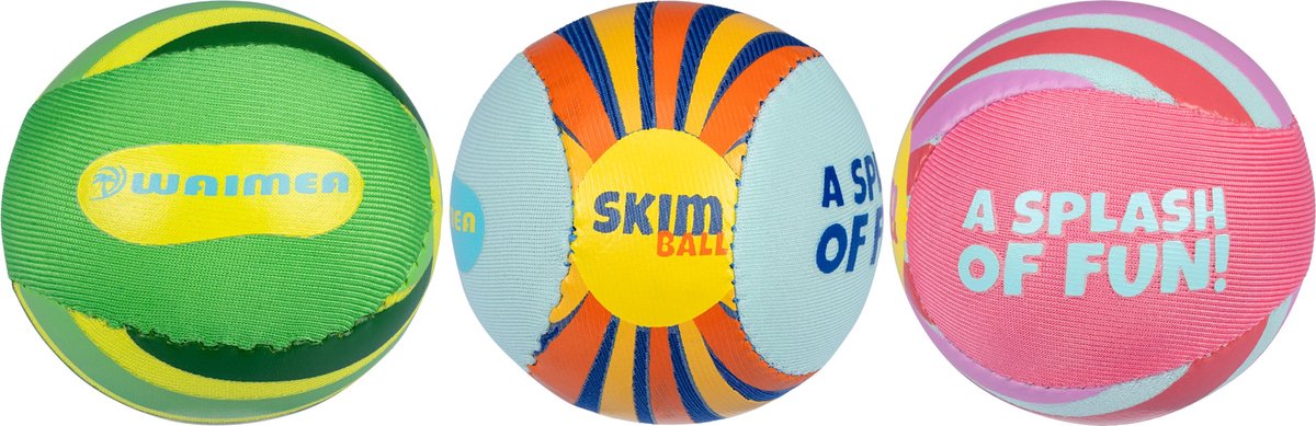 Waimea Skimball Set 3 stuks - Waterstuiterballen - Neopreen/Gel - Splashball