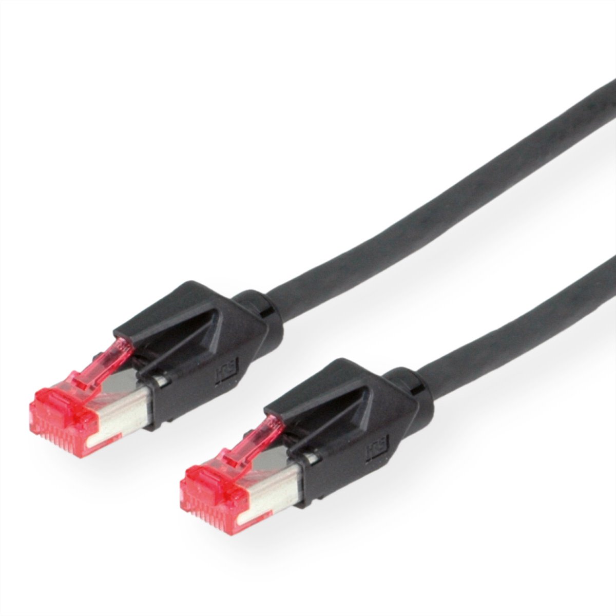 DÄTWYLER S/FTP Patchkabel Cat.6 (Class E), CU 7702 flex LS0H, Hirose TM21, zwart, 15 m