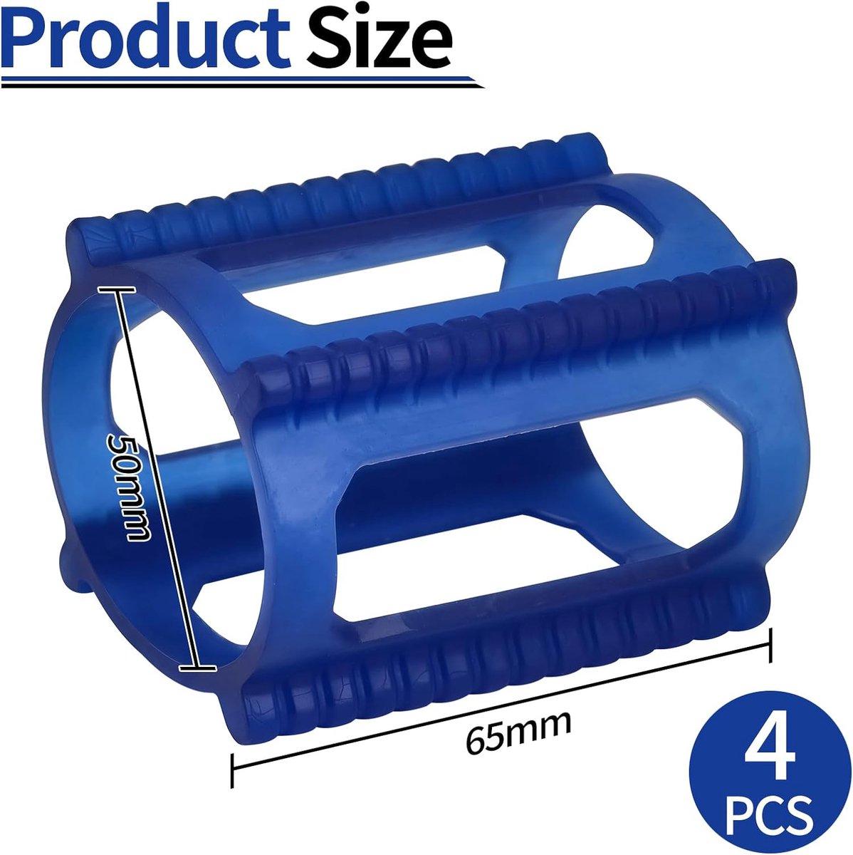 Skateboard Trainers - Wiel Fixators - Trick Oefenen - Stabiliseert Wielen - 4 Stuks - Blauw