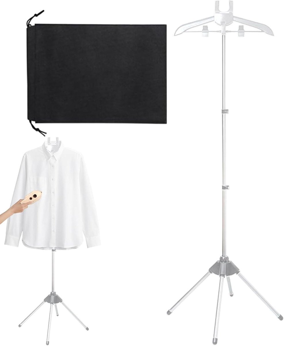 Hangrek Kleding - Stoomhulp - Kleding Verzorgen - In Hoogte Verstelbaar - Tot 160cm - Grijs