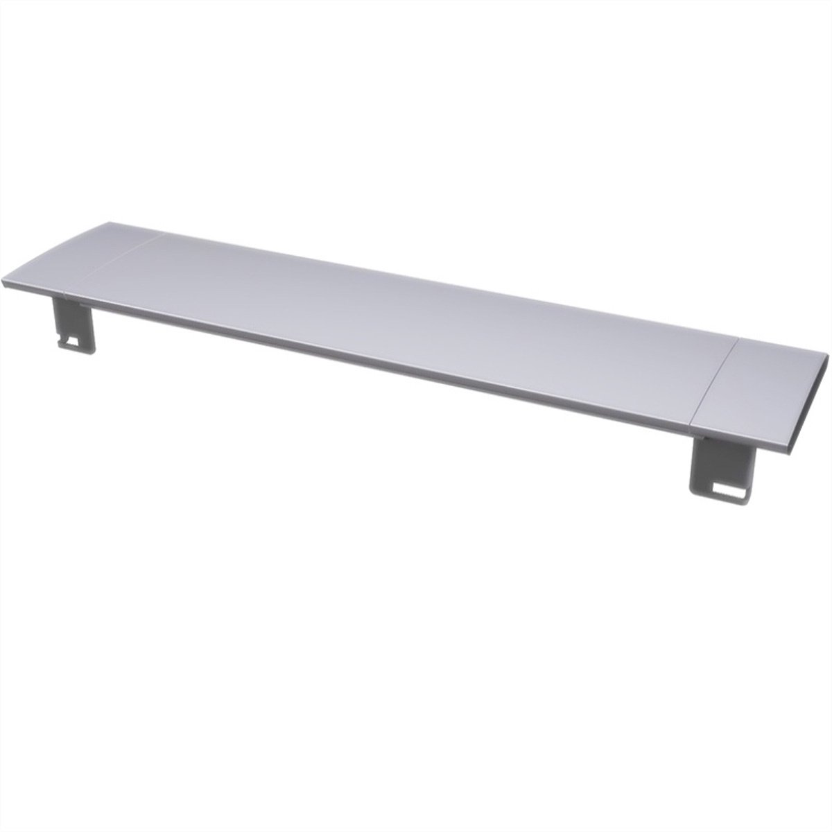 Bachmann Power Frame cover - Groot - 6-voudig - 382 x 87 x 8mm - Zilver/Grijs