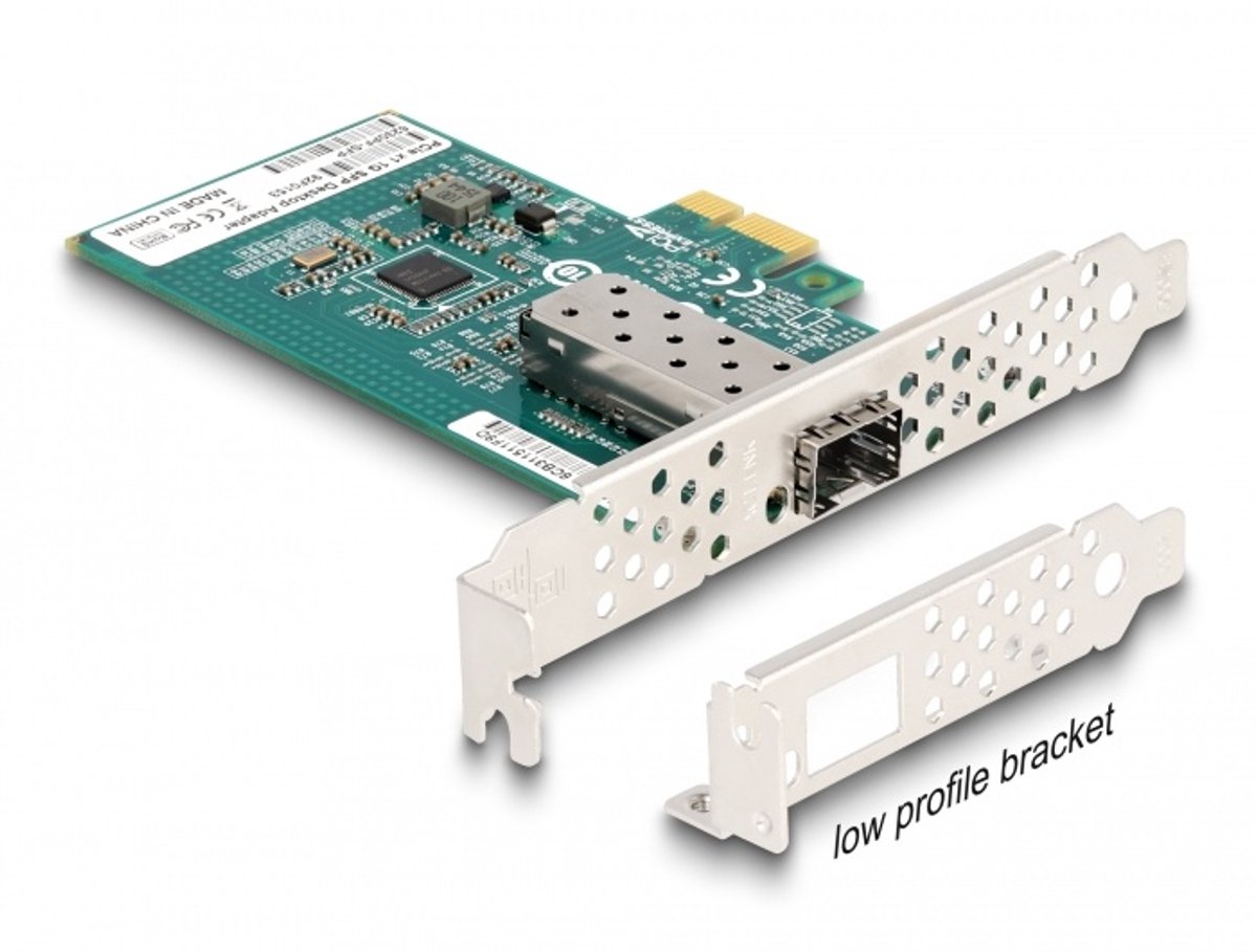PCI Express X1 -kaart 1 x SFP Gigabit LAN I210